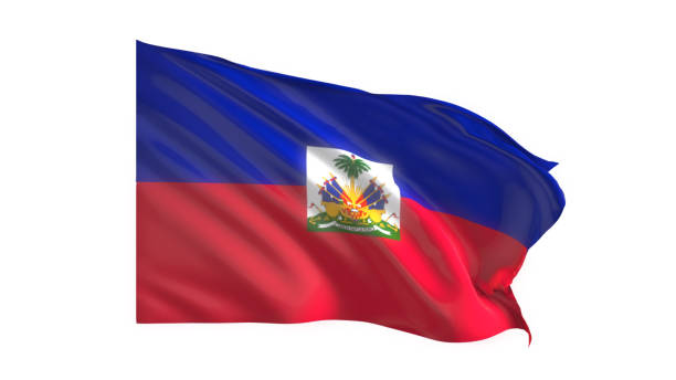 istock Haiti national flag on white background. 1774903589