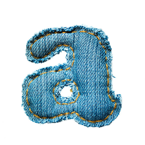 istock Handmade lowercase letter of jeans alphabet 177491240