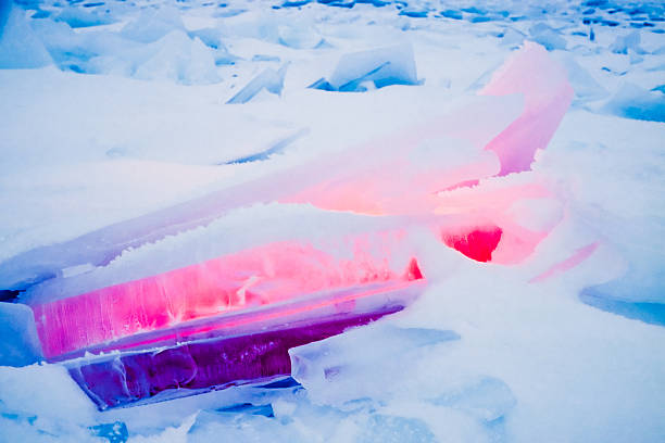 istock Global warming concept of red hot ice 177491388