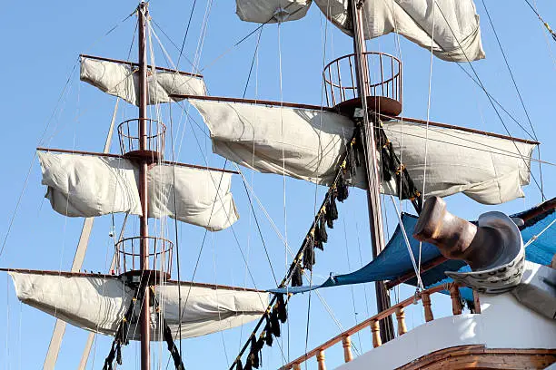 Sails Of An Antique Ship