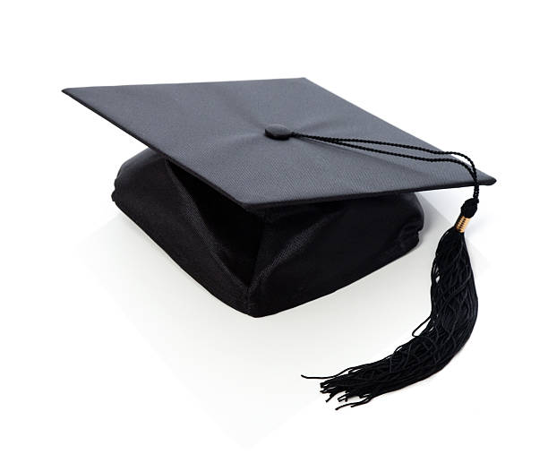 istock Isolated shot of mortar board grad hat 177493182