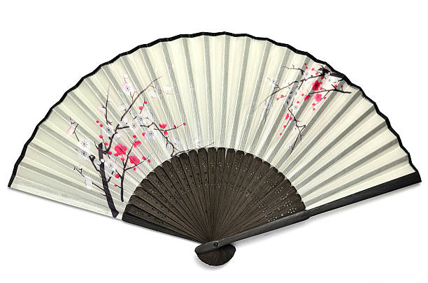 istock Japanese folding fan. 177493288