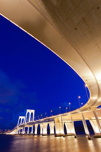 istock Sai Van Bridge in Macau at night 177494226