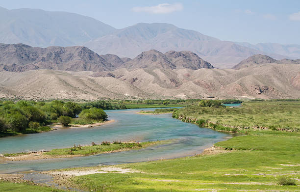 istock Beautiful landscape with mountains and river 177494684