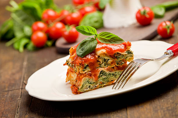 istock Homemade Lasegne with Ricotta Cheese and Spinach 177495023
