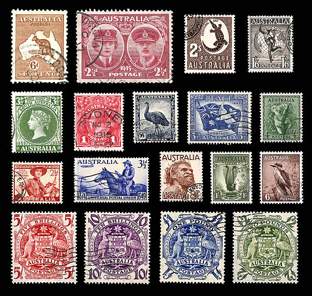 istock Postage stamps from Australia 177495167