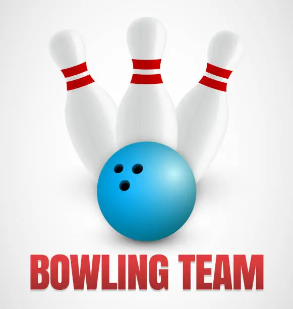 Vector illustration of Bowling icon