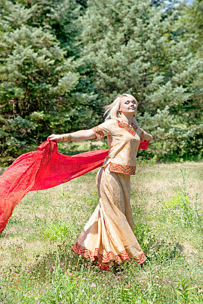 istock the girl with red scarf 177495617