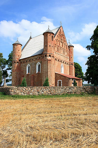 Church in Synkavi&#269;y, Belarus stock photo