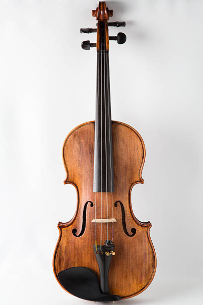 istock Violin music instrument isolated on white whole body 177496169