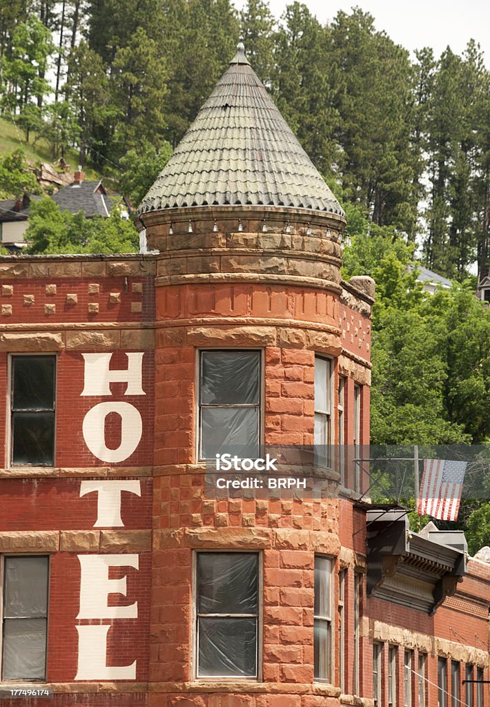 Hotel a Deadwood - Foto stock royalty-free di Dakota del Sud