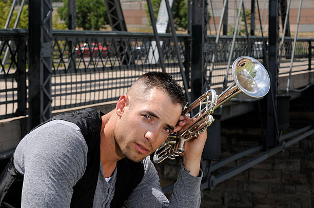 istock Musician in the city 177496603