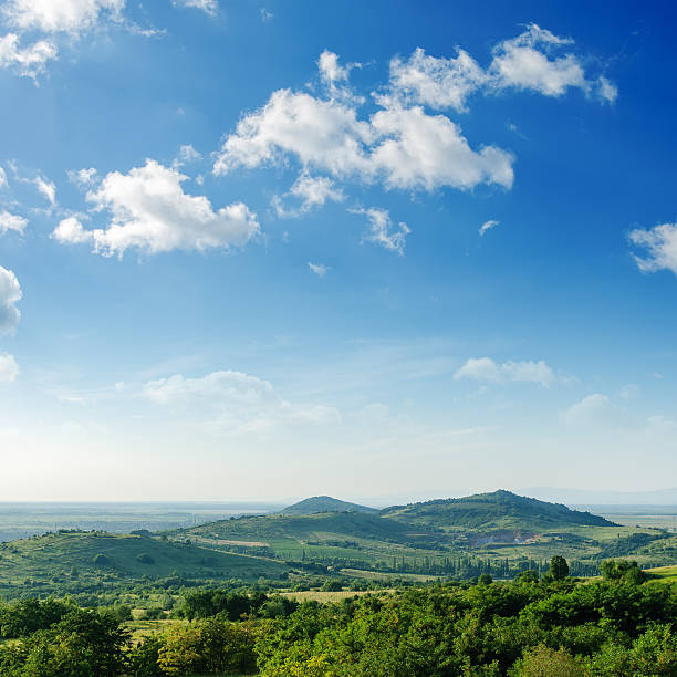 istock Beautiful green mountain landscape with trees 177497014