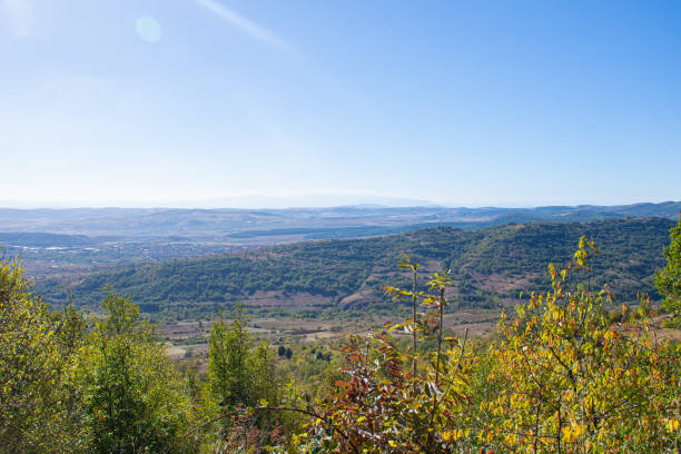 istock Landscape view to valley in distance mountains 1774970980