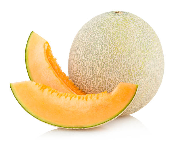 カンタロープメロンメロン - cantaloupe ストックフォトと画像