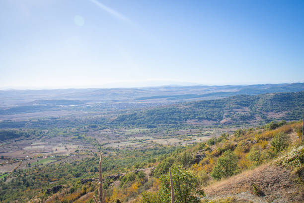 istock Landscape view to valley in distance mountains 1774975654