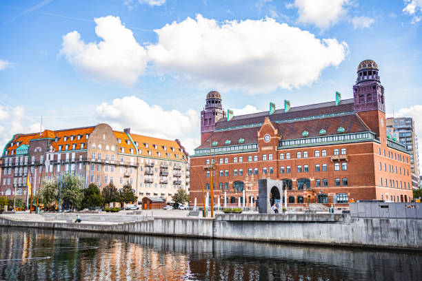 Central post office building in Malmo, Sweden