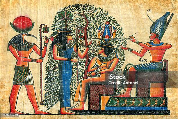 Egyptian Papyrus Stock Photo - Download Image Now - Antique, Egypt, Papyrus Paper
