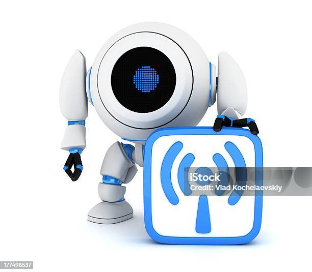 ロボットとシンボルの Wi Fi - つながりのストックフォトや画像を多数ご用意 - つながり, アイコン, アンテナ