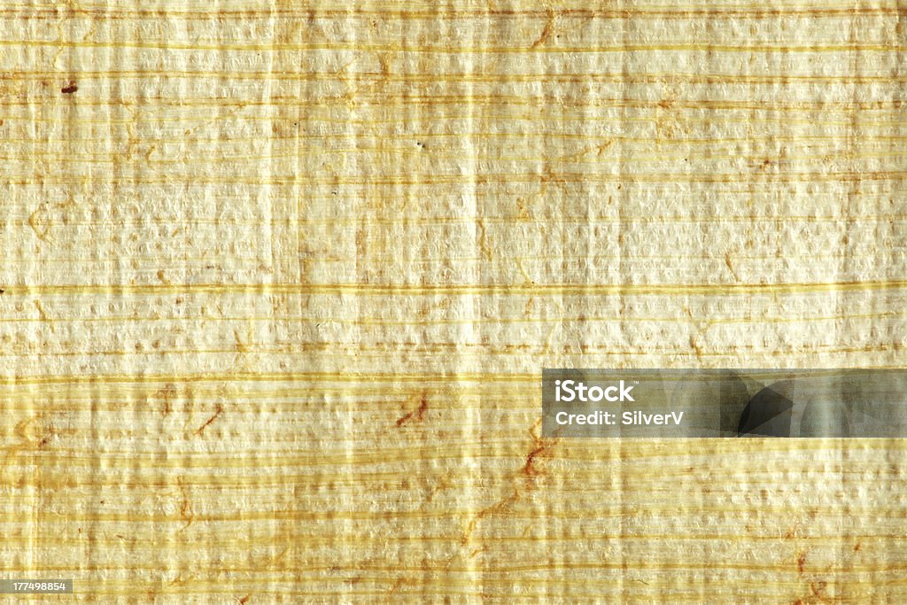 Papiro detalhe - Foto de stock de Amarelo royalty-free