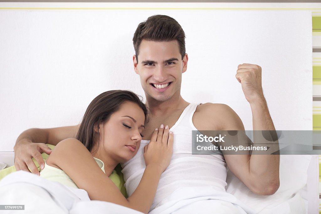 Guy happy for his last night. Happiness young men for his last night 20-29 Years Stock Photo