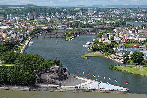 istock German Corner (Deutsches Eck) in Koblenz, Germany 177499375