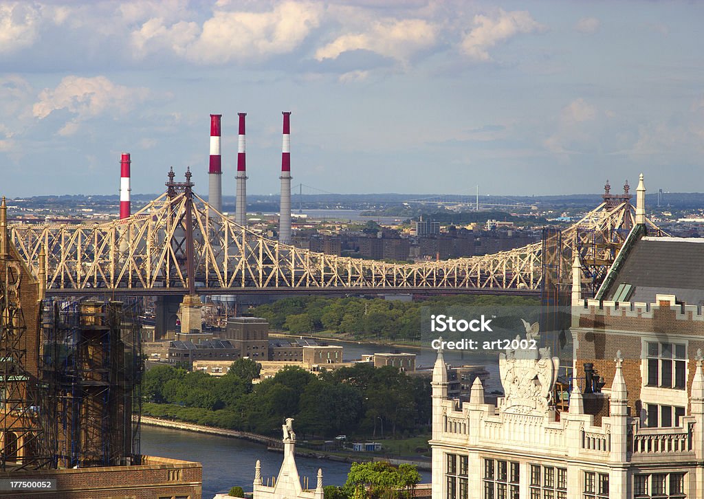 Queensboro Bridge, New York - Foto stock royalty-free di Acqua