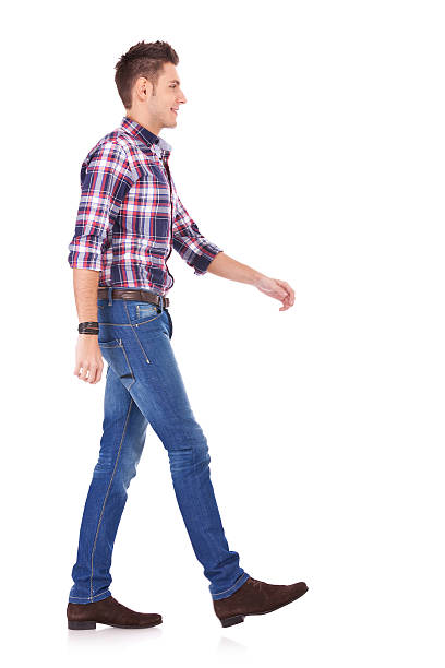 istock side of a walking young man 177500386
