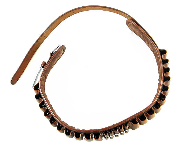 istock Cartridge belt for hunting on white background 177500411