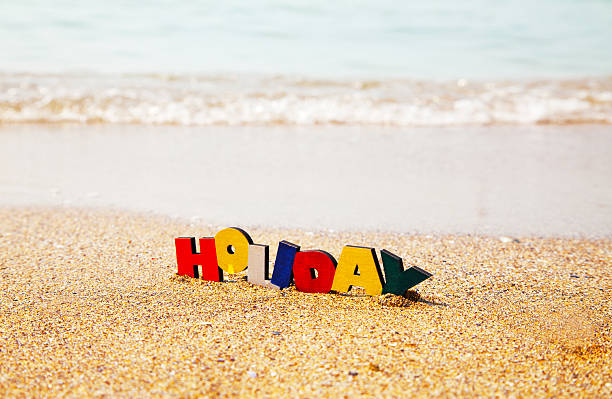 istock Wooden colorful word 'Holiday' 177500516