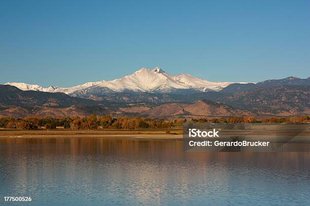 Longs Peak In The Fall From Longmont Colorado Stock Photo - Download Image Now - Autumn, Longmont, Colorado