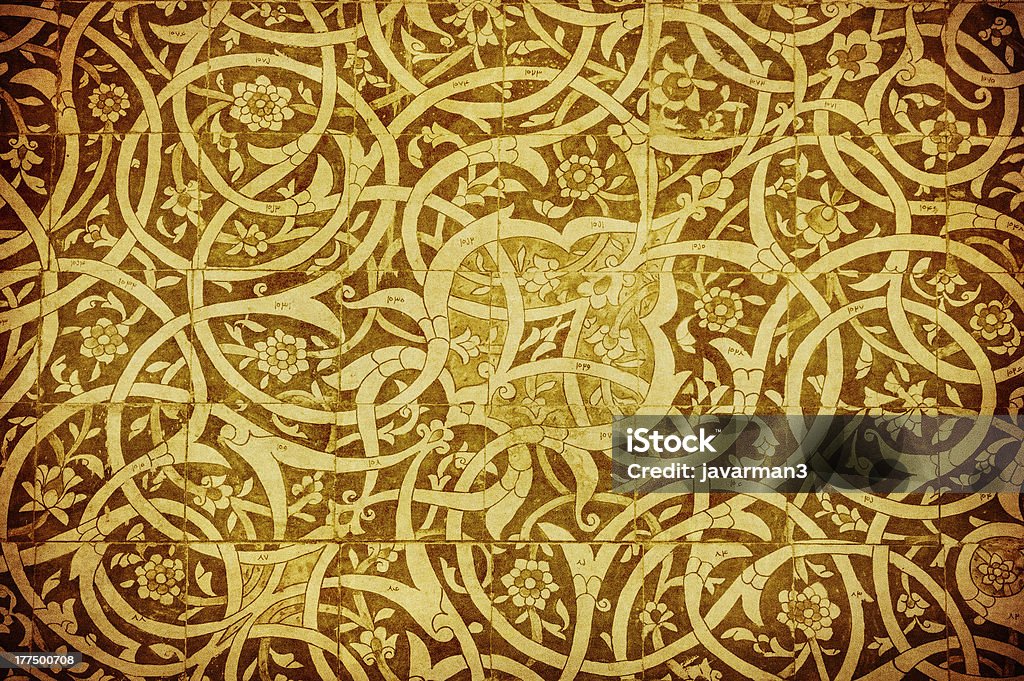 Fundo grunge com ornamentos Orientais - Royalty-free Antigo Foto de stock