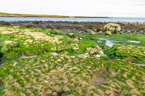 Staffin dinosaur beach, Scotland, Isle of Skye