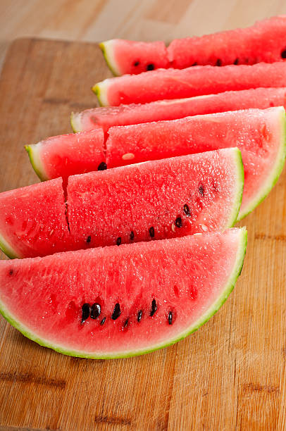 istock fresh watermelon on a  wood table 177503302