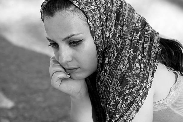 istock Girl with kerchief 177503563