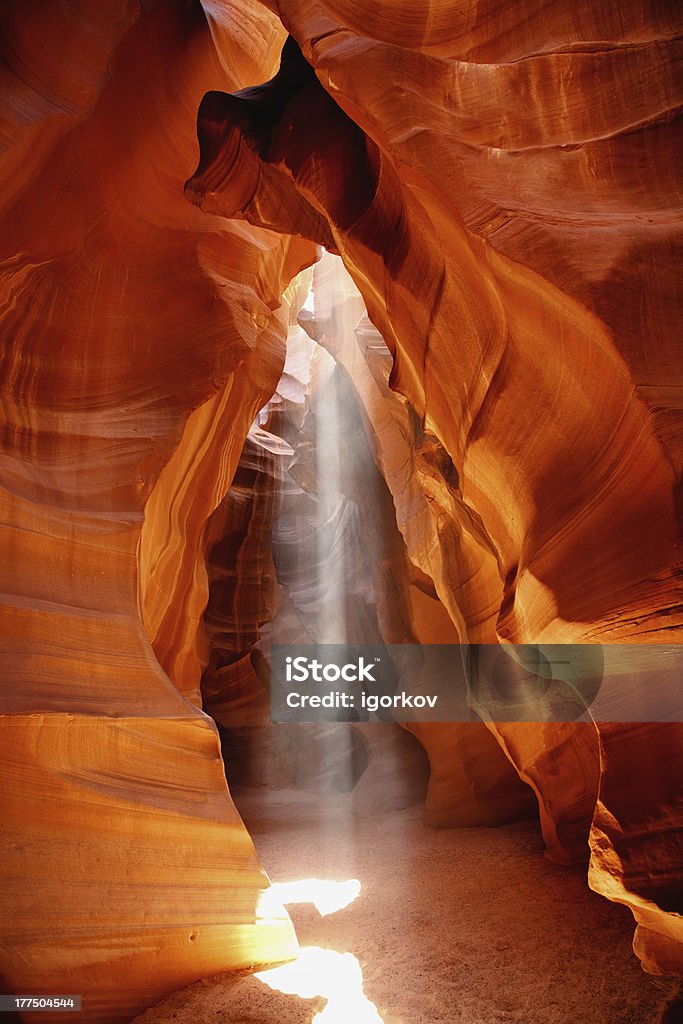 Antelope Canyon "Upper Antelope Canyon of Lake Powell Navajo Tribal Park, Arizona" Abstract Stock Photo