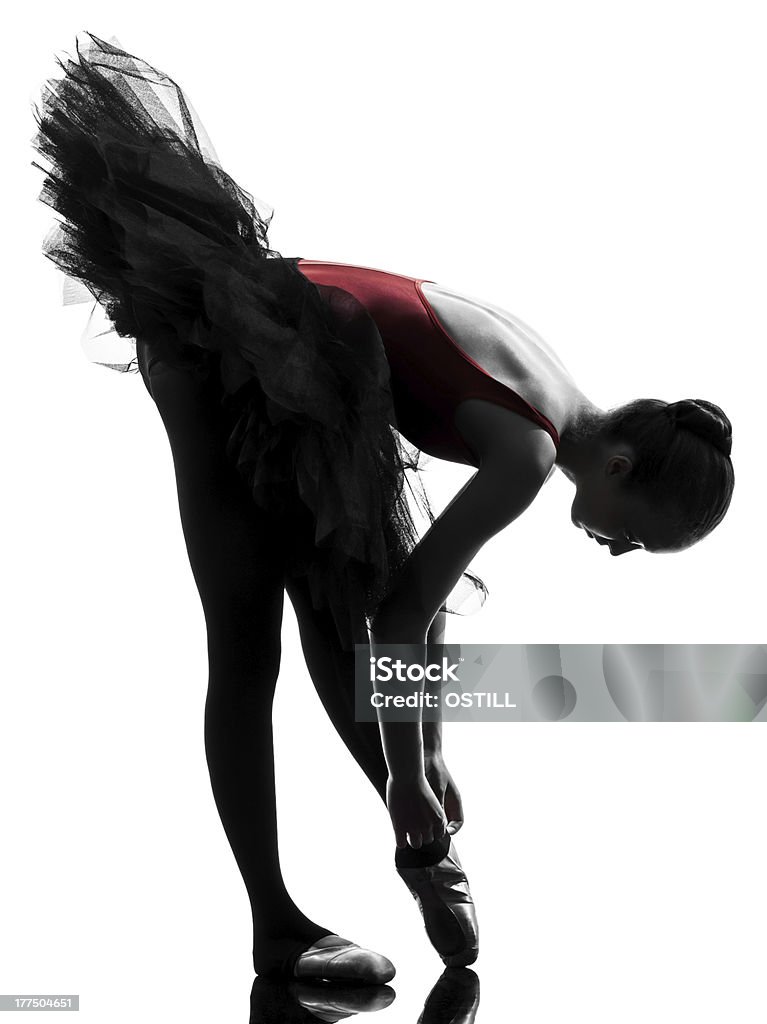 Mujer joven bailarín de ballet danza ballerina - Foto de stock de Actuación - Espectáculo libre de derechos