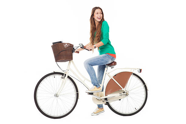istock Woman riding a bike 177504808
