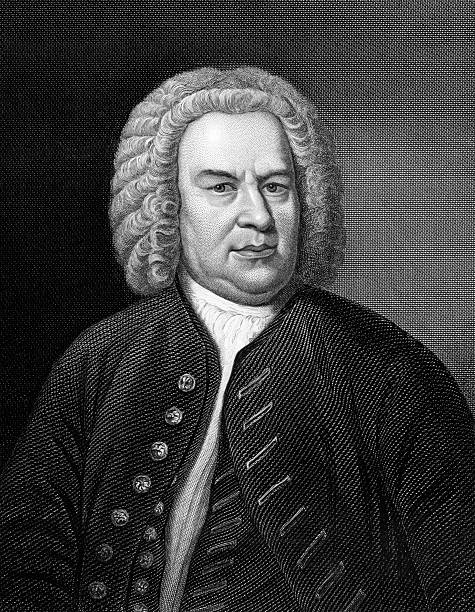 Johann Sebastian Bach Johann Sebastian Bach (1685-1750) on engraving from 1857. German composer, organist, harpsichordist, violist and violinist. Engraved by C.Cook and published in Imperial Dictionary of Universal Biography,Great Britain,1857. composer photos stock illustrations
