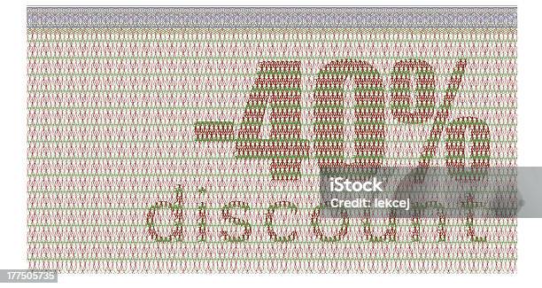 Cupão 40 De Desconto - Fotografias de stock e mais imagens de Computação Gráfica - Computação Gráfica, Criação Digital, Etiquetar