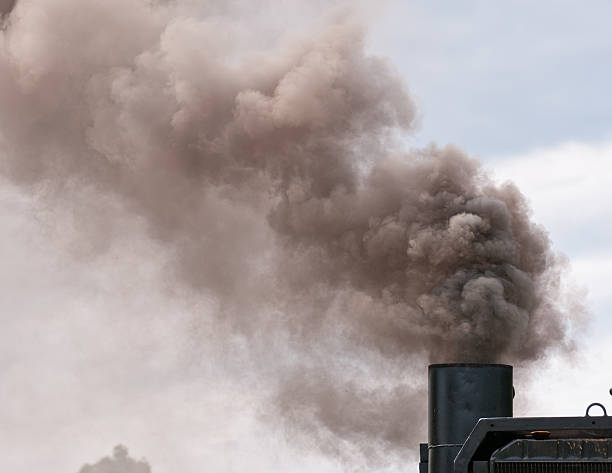 istock Dirty smoke on the sky 177505844