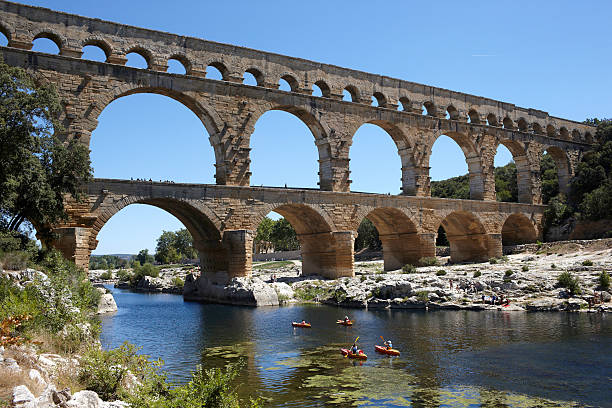 istock Pont Du Gard Roman bridge and aqueduct 177506592
