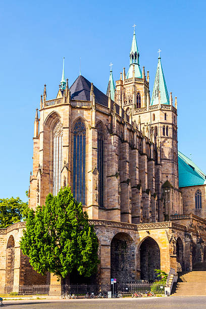 istock Cathedral Hill of Erfurt with Dome in Thuringia, Germany 177506767