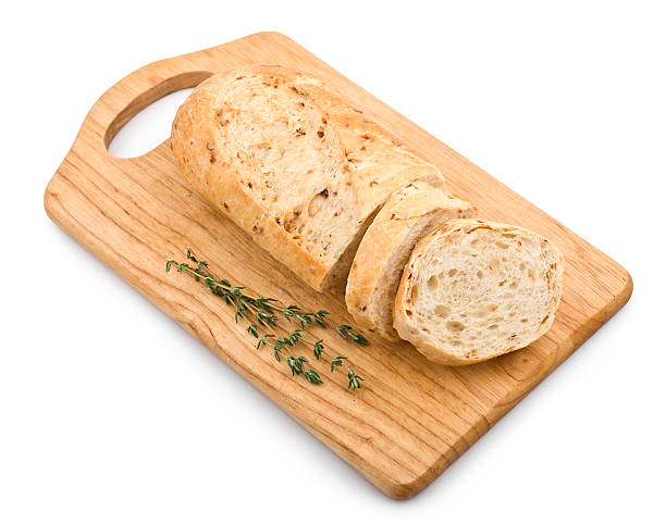 istock Fresh bread baguette on a wooden board 177508757