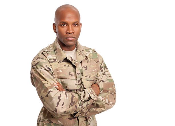 istock Military serviceman with his arms crossed 177509025