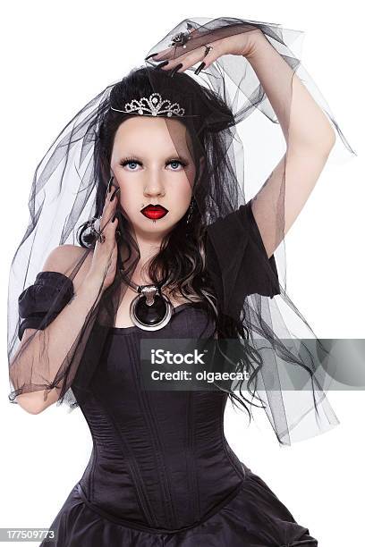 Gothic Princess Stock Photo - Download Image Now - Bride, Goth, Adult