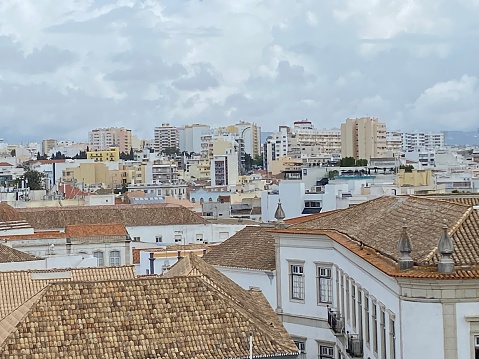 Portugal - Algarve - Faro- panorama of the town
