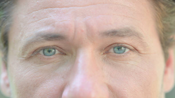 istock Close up of MIddle Aged Man Eyes 1775100566