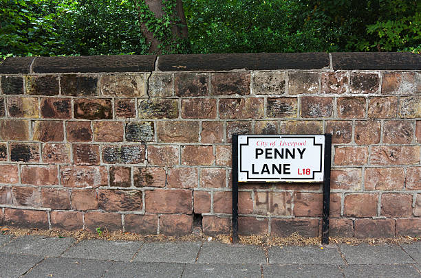 Penny Lane, de Liverpool - foto de stock