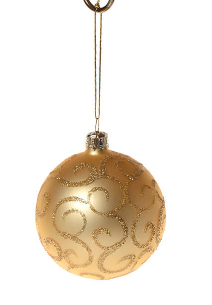 istock Gold christmas decorations 177511776